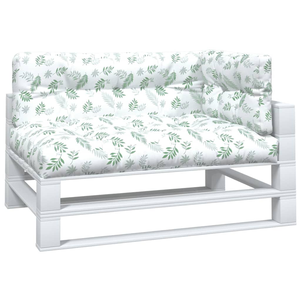 Vidaxl Pallet Cushions 3 ST Foglia tessuto