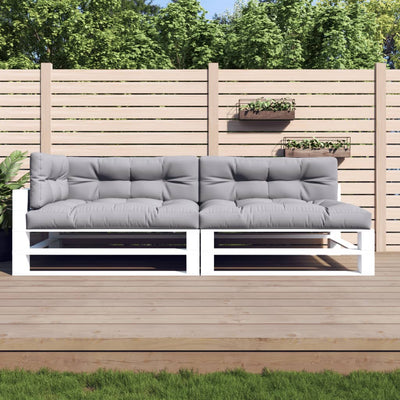 Cuscini per pallet VidaXL 5 pezzi in tessuto grigio