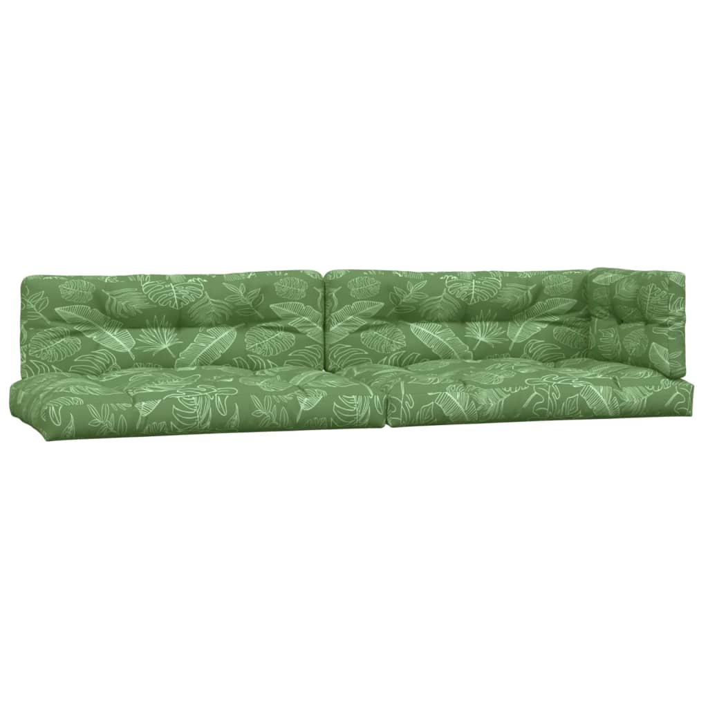 Cuscini da pallet Vidaxl tessuto a foglia 5 ST