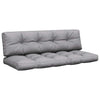 Cuscini da pallet Vidaxl 2 St tessuto grigio