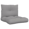 Cuscini da pallet Vidaxl 2 St tessuto grigio