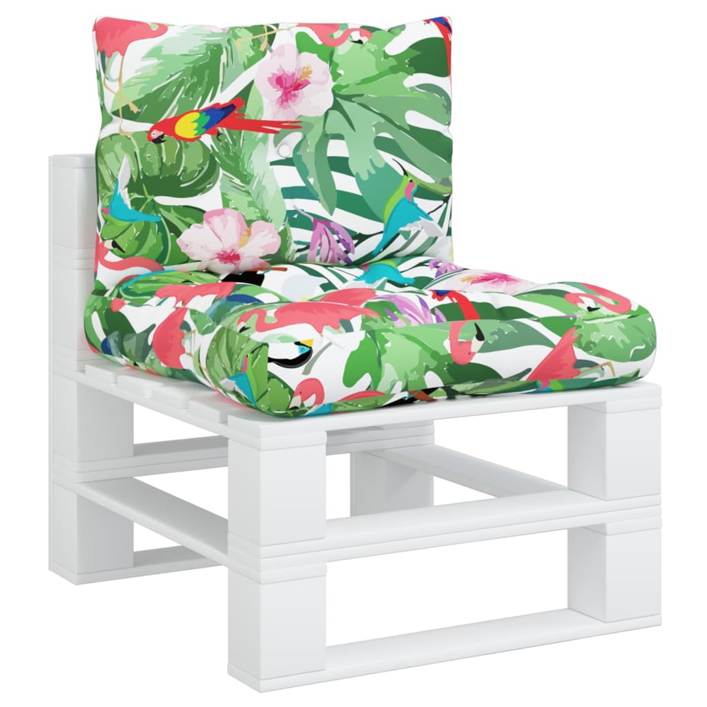Vidaxl Pallet Cushions 2 St Oxford Fabric multilorato