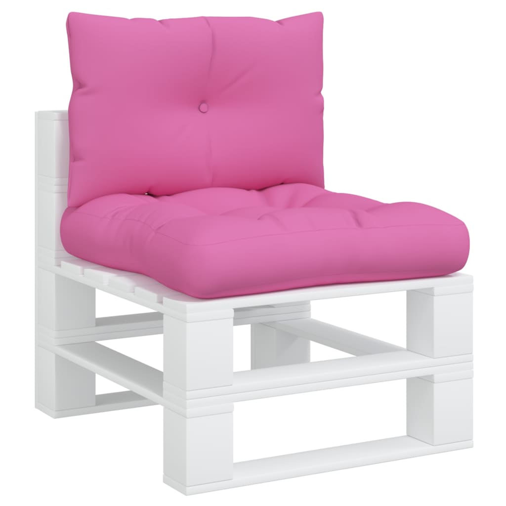 Vidaxl Pallet Cushions 2 St Oxford Fabric Pink