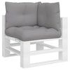 Vidaxl Pallet Cushions 3 St Fassice Grey