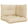 Vidaxl palletkussens 3 st stof beige