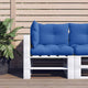 Cuscini per pallet VidaXL 3 pezzi in tessuto blu reale