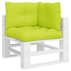 Cuscini da pallet Vidaxl 3 ST tessuto chiaro verde