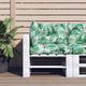 Cuscini da pallet Vidaxl 3 ST Fabric Leaf Modello