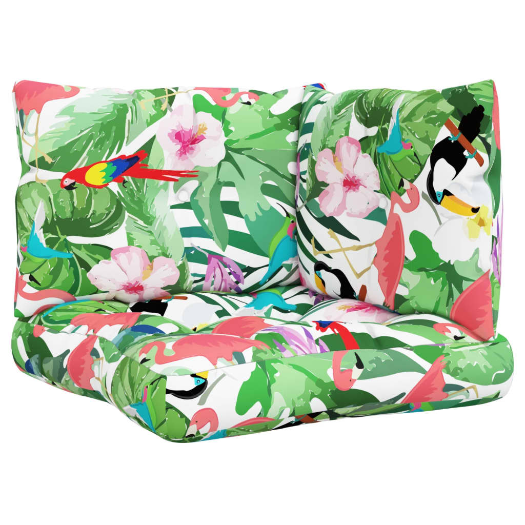 Vidaxl Pallet Cushions 3 St Oxford Fabric multilorato
