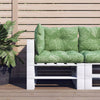 Cuscini di pallet Vidaxl 3 ST Modello fogliare Oxford tessuto