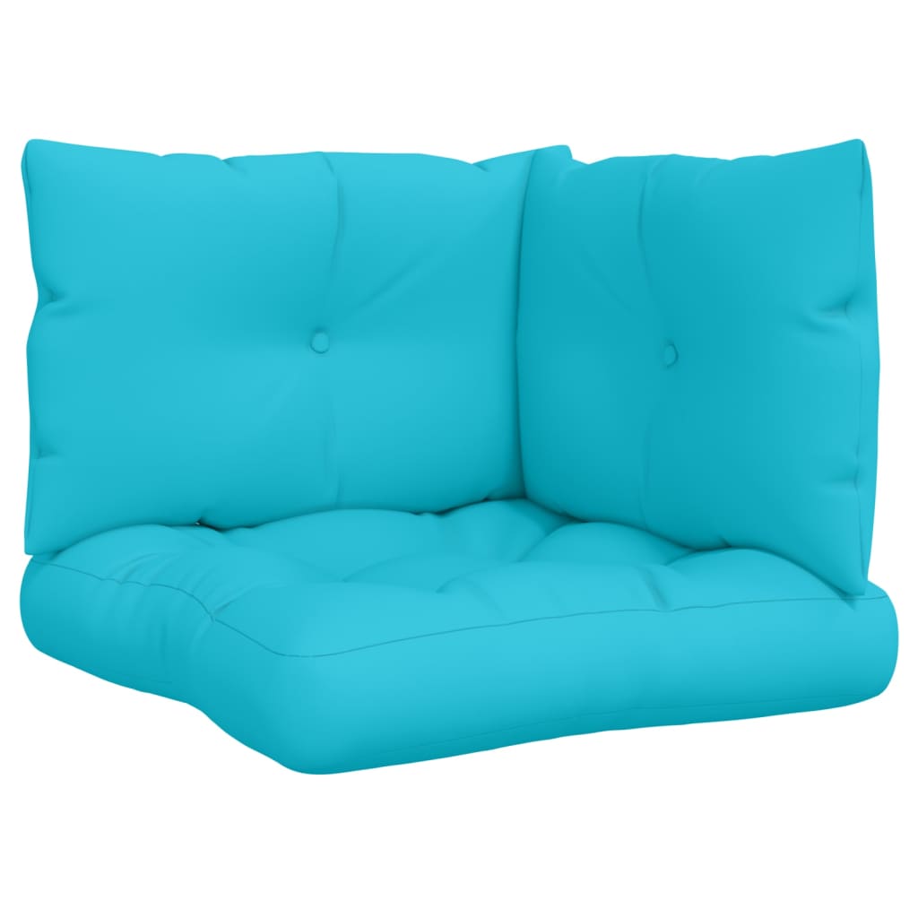 Cuscini di pallet Vidaxl 3 St Oxford Fabric turchese