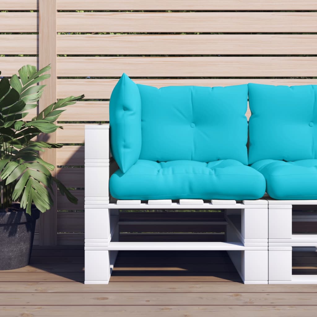 Cuscini di pallet Vidaxl 3 St Oxford Fabric turchese