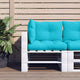 Cuscini di pallet Vidaxl 3 St Oxford Fabric turchese