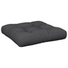 Cuscino per pallet VidaXL 60x61,5x10 cm tessuto nero