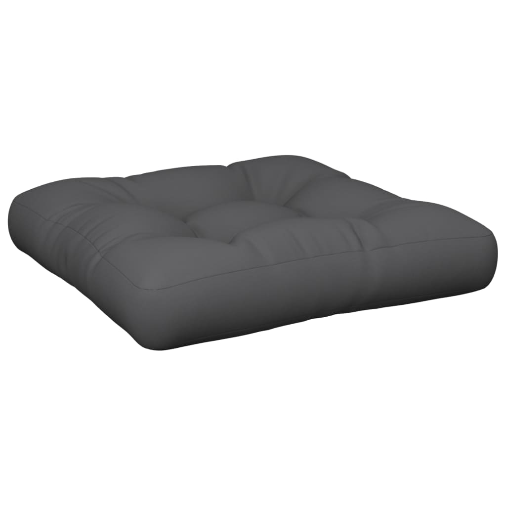 Cuscino di pallet Vidaxl 58x58x10 cm in tessuto antracite
