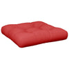 Vidaxl Pallet Cuscino 58x58x10 cm Red rosso