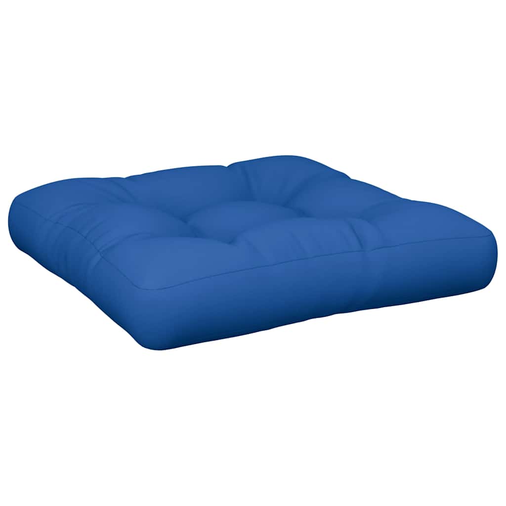 Cuscino per pallet VidaXL 58x58x10 cm tessuto blu