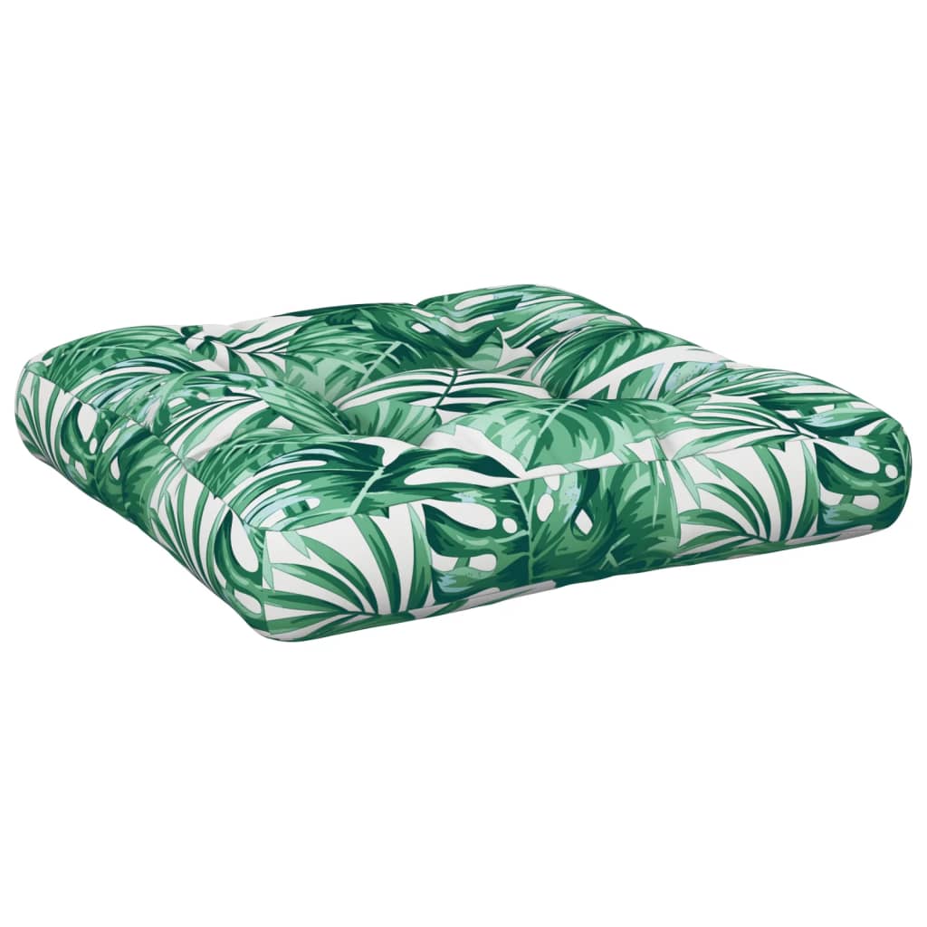 Cuscino Vidaxl Pallet 58x58x10 cm CM Leaf foglia