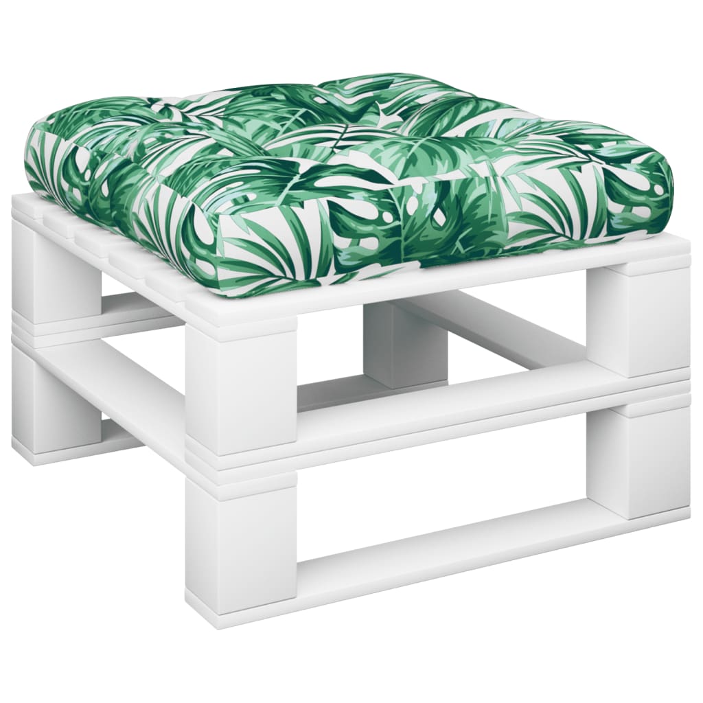 Cuscino Vidaxl Pallet 58x58x10 cm CM Leaf foglia