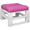 Vidaxl Pallet Cuscino 58x58x10 cm tessuto oxford rosa