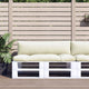 Vidaxl Pallet Cushions 2 St Fabric Crème -Colored