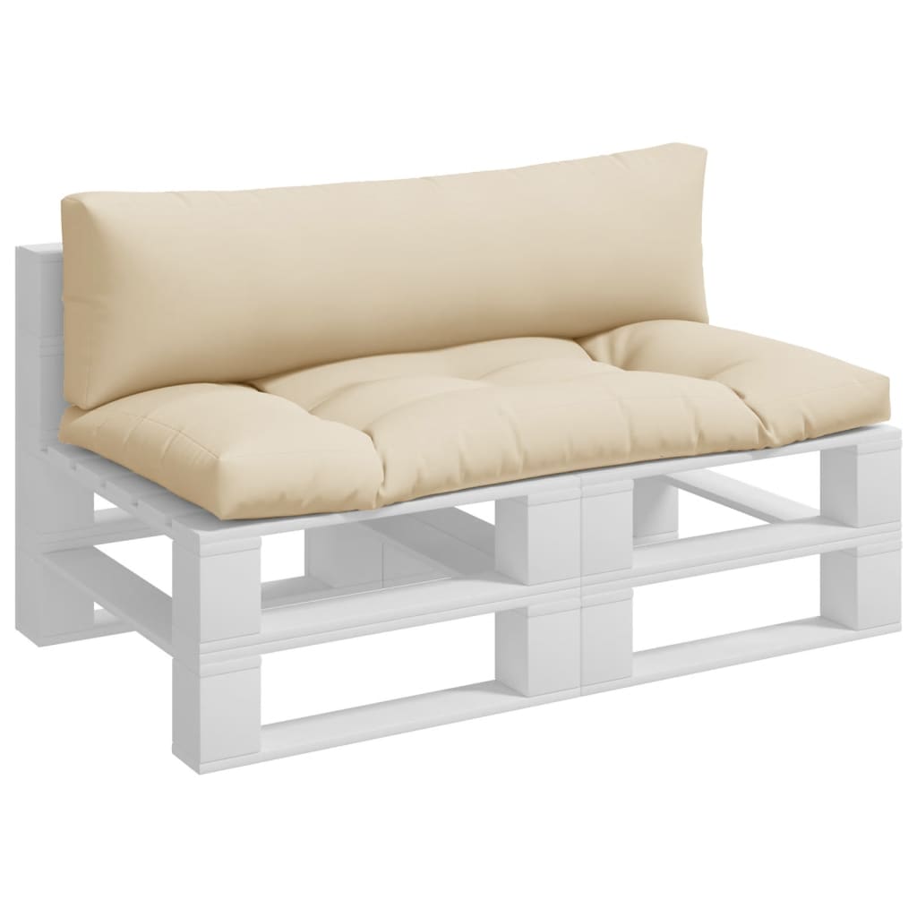 Vidaxl Pallet Cushions 2 St Fabric Beige