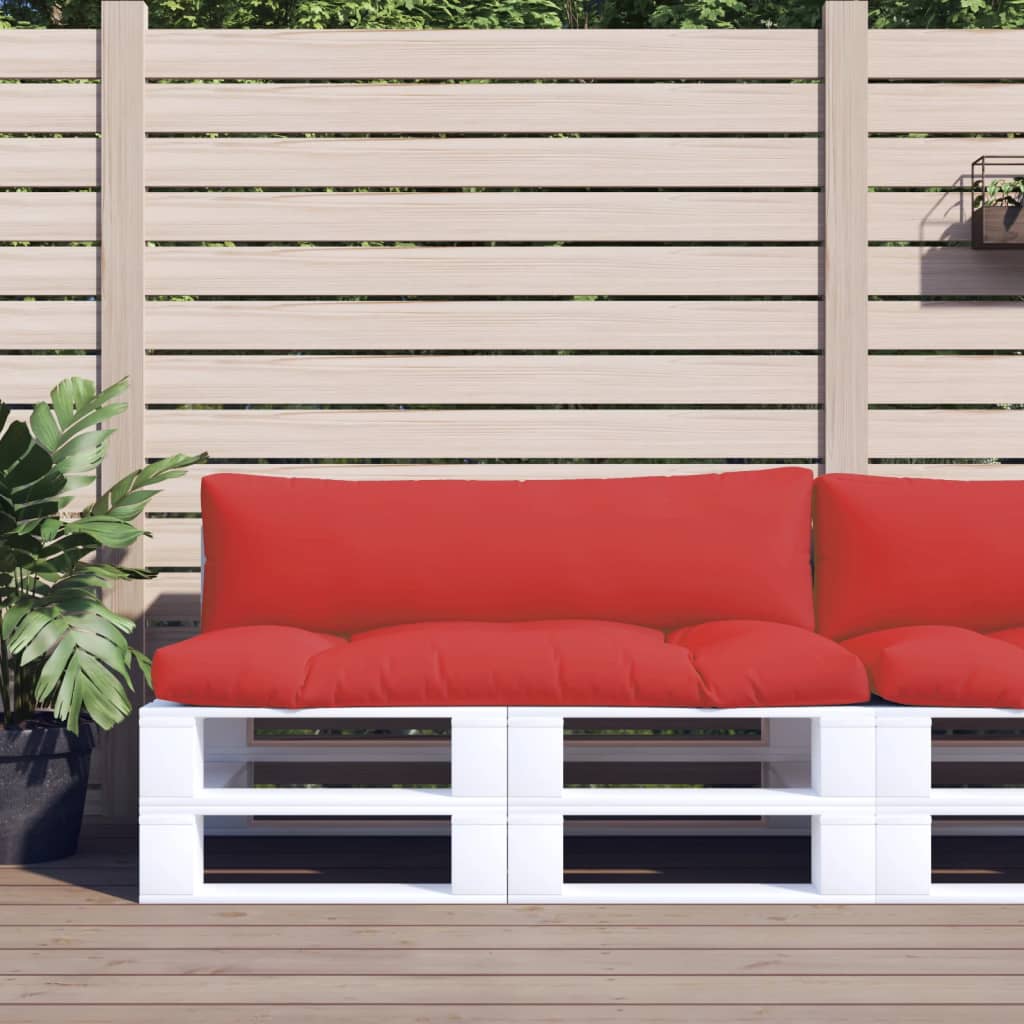 Vidaxl Cushions 2 st de tela roja