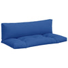 Cuscini da pallet Vidaxl 2 St tessuto azzurro