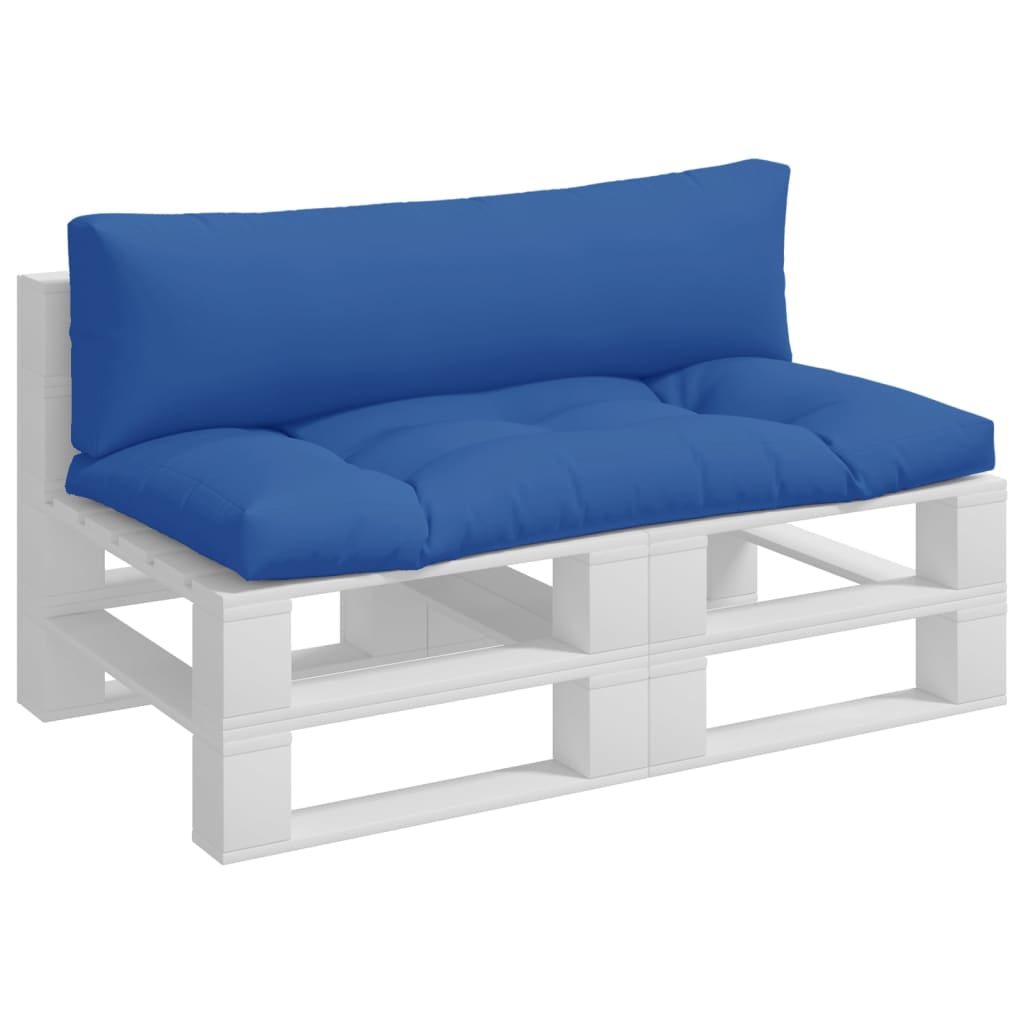 Cuscini da pallet Vidaxl 2 St tessuto azzurro