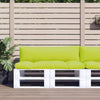 Cuscini per pallet VidaXL 2 pezzi in tessuto verde brillante