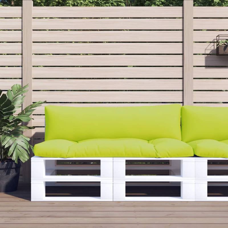 Vidaxl palletkussens 2 st stof felgroen