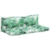 Cuscini da pallet Vidaxl 2 ST Fabric foglia Modello