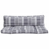 Cuscini da pallet Vidaxl 2 tessuto a pattern grigio