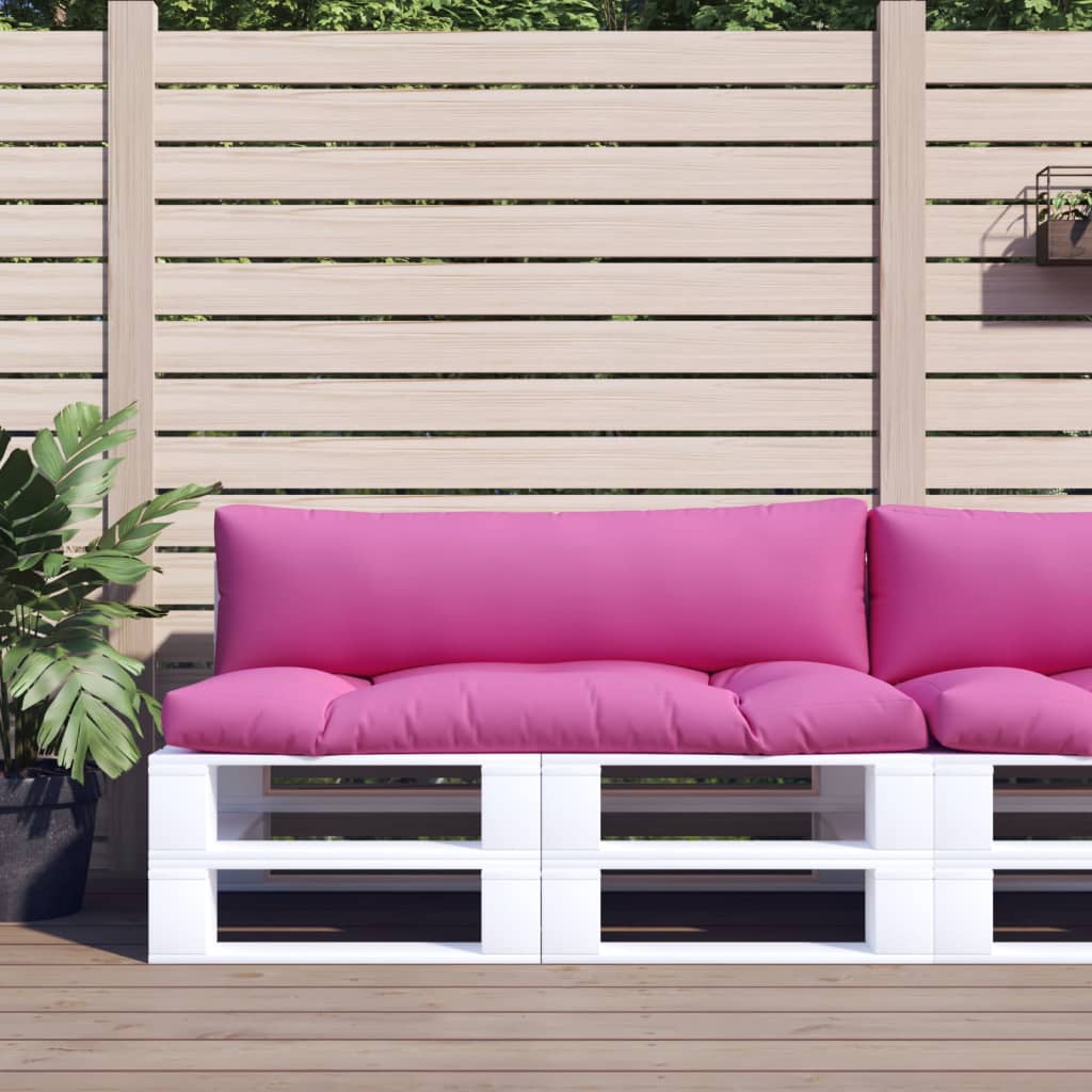 Vidaxl Pallet Cushions 2 St Oxford Fabric Pink