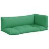 Cuscini per pallet VidaXL 3 pezzi in tessuto verde