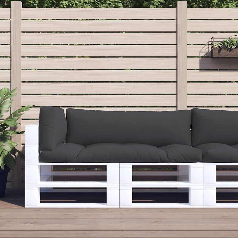 Cuscini per pallet VidaXL 3 pezzi in tessuto nero