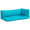 Cuscini per pallet VidaXL 3 pezzi in tessuto oxford turchese