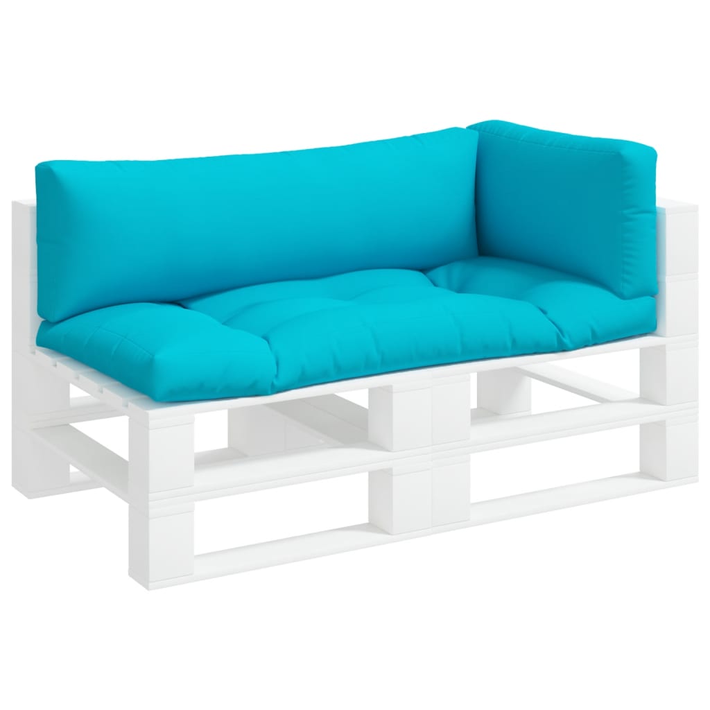 Cuscini per pallet VidaXL 3 pezzi in tessuto oxford turchese