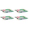 Vidaxl Garden Cushions 4 pezzi 40x40x3 cm Fabric multi -colorato