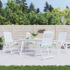 Vidaxl Garden Cushions 4 pezzi 40x40x3 cm Fabric multi -colorato