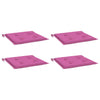 Cuscini da sedia da giardino Vidaxl 4 St 40x40x3 cm tessuto rosa