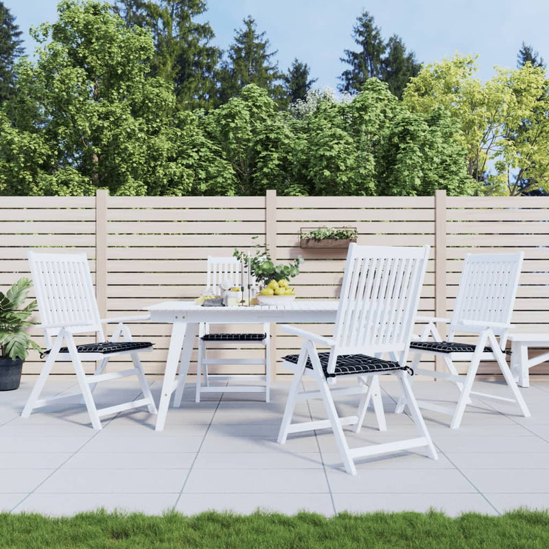 Cuscini da sedia da giardino Vidaxl 4 STEDCARN MOTORE 50X50X3 CM Black