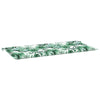 Vidaxl stoel pad blad bladpatroon 100 x 50 x 3 cm oxford stof