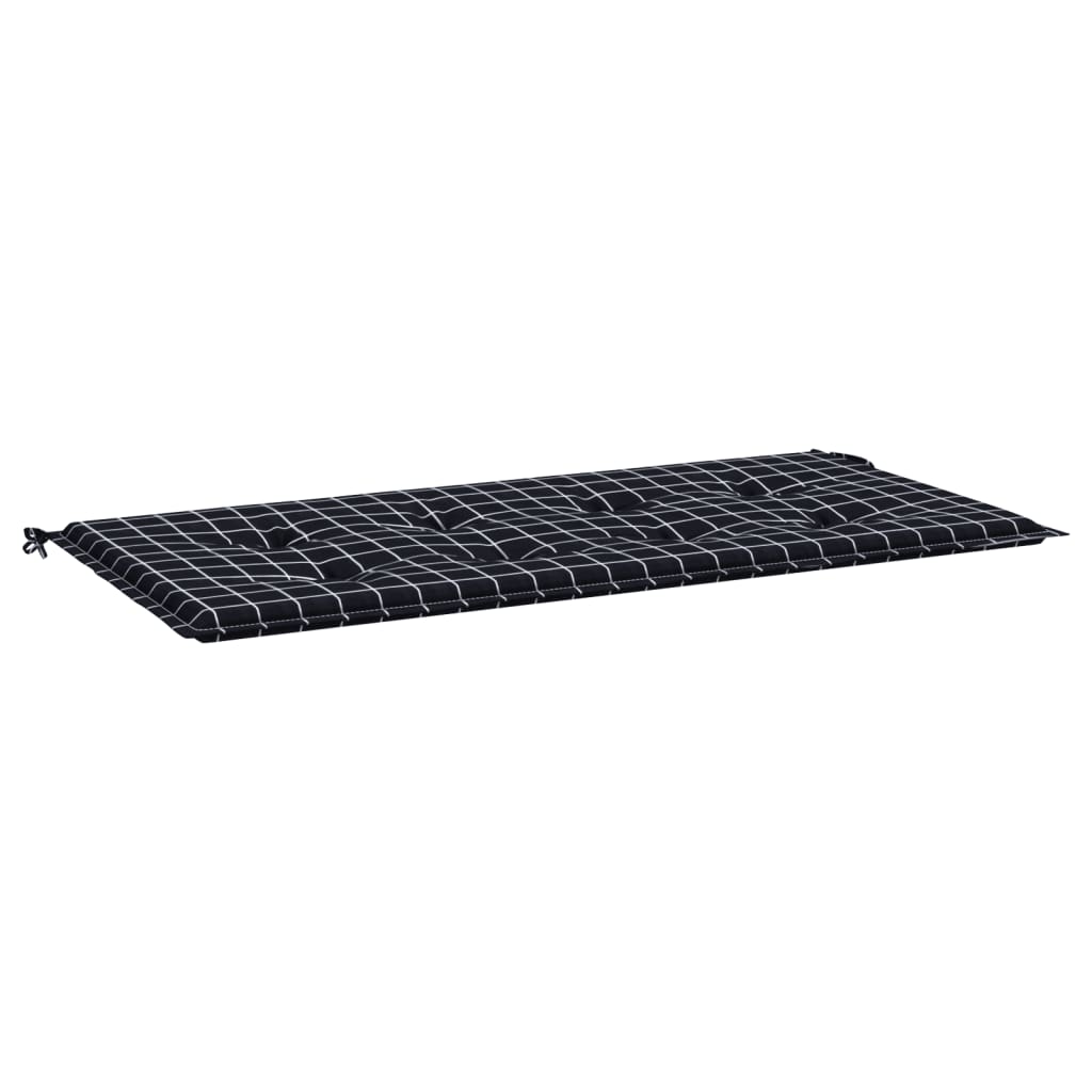 Vidaxl Garden Bench Cushion Window Window Ventana 100x50x3 CM Oxford Fabric Negro