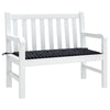 Vidaxl Garden Bench Cushion Window Window Ventana 100x50x3 CM Oxford Fabric Negro