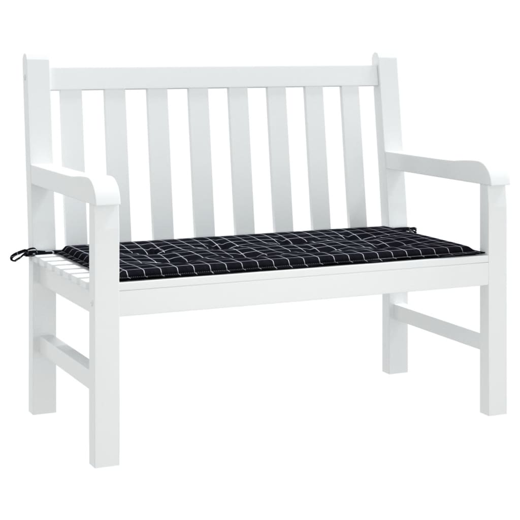 Vidaxl Garden Bench Cushion Window Window Ventana 100x50x3 CM Oxford Fabric Negro