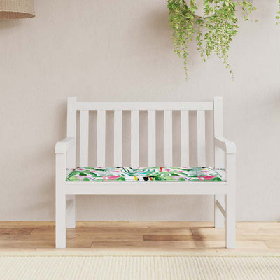 Vidaxl Garden Banch Cushion 100x50x3 cm Fabric oxford multi -colorato