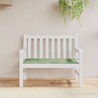 Vidaxl Garden Bench Cushion 100x50x3 cm Modello di foglie in tessuto Oxford