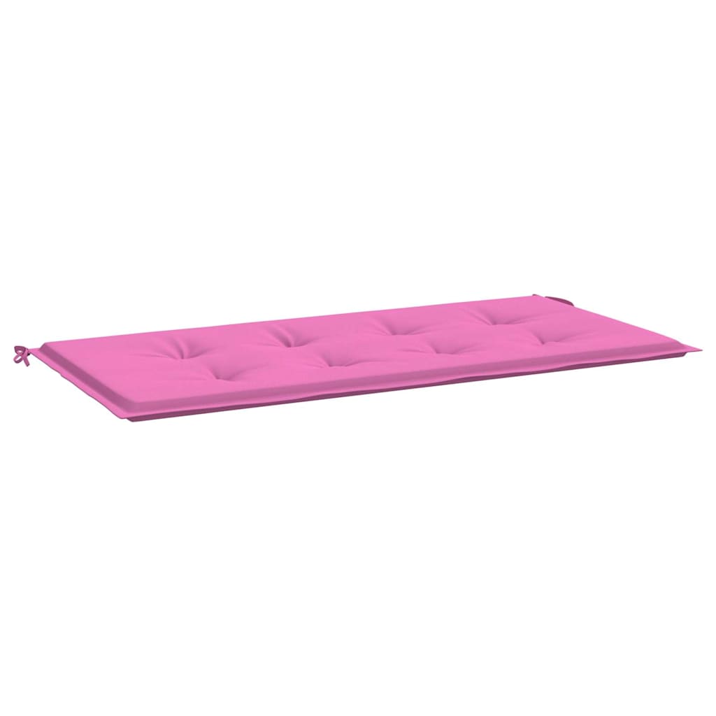 VidaXL cuscino per sedia tinta unita rosa 100 x 50 x 3 cm in tessuto oxford