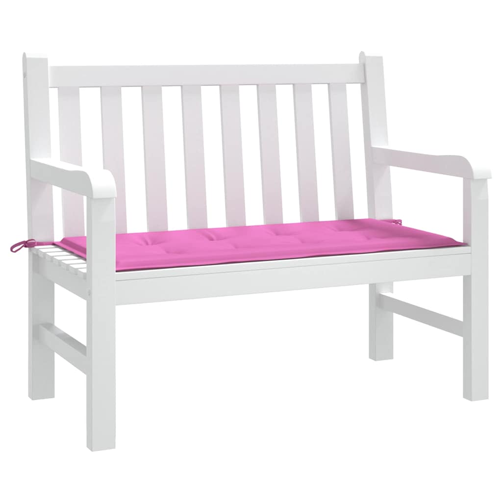 VidaXL cuscino per sedia tinta unita rosa 100 x 50 x 3 cm in tessuto oxford